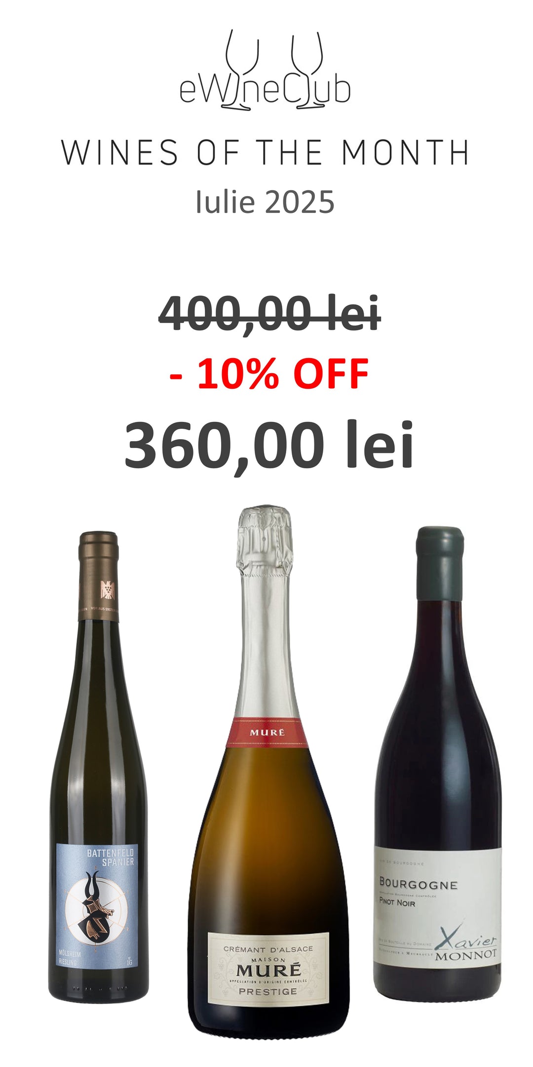 Selecția Wines of the month iulie 2025