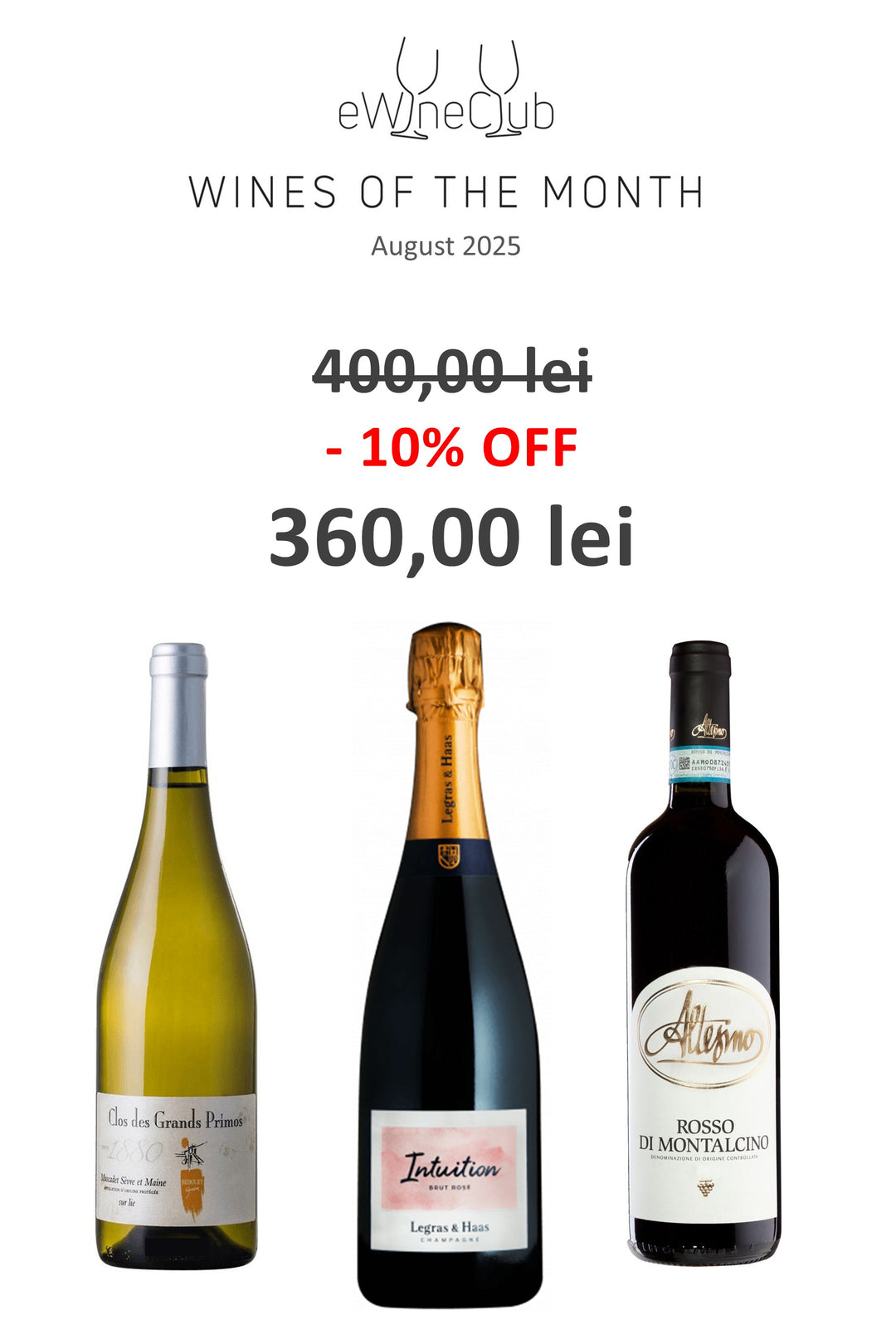 Selecția Wines of the month august 2025